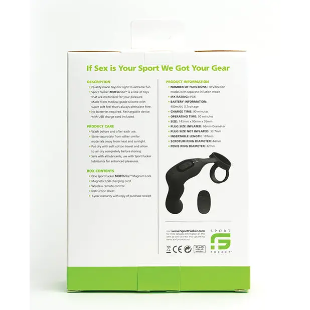 Sport Fucker Motovibe Magnum Lock, Bl