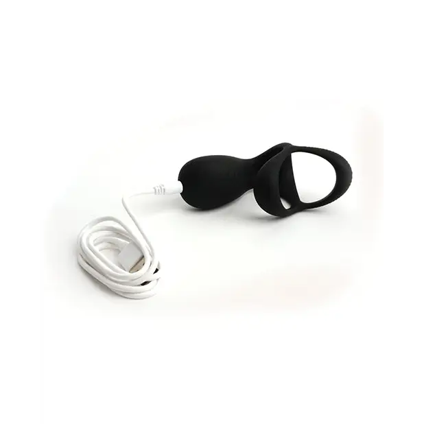 Sport Fucker Motovibe Pulse Cockring - Black - Penis Enhancement