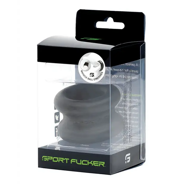 Sport Fucker Muscle Ball Stretcher - Black - Penis Enhancement