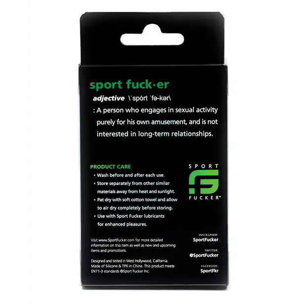 Sport Fucker Muscle Ball Stretcher - Black - Penis Enhancement