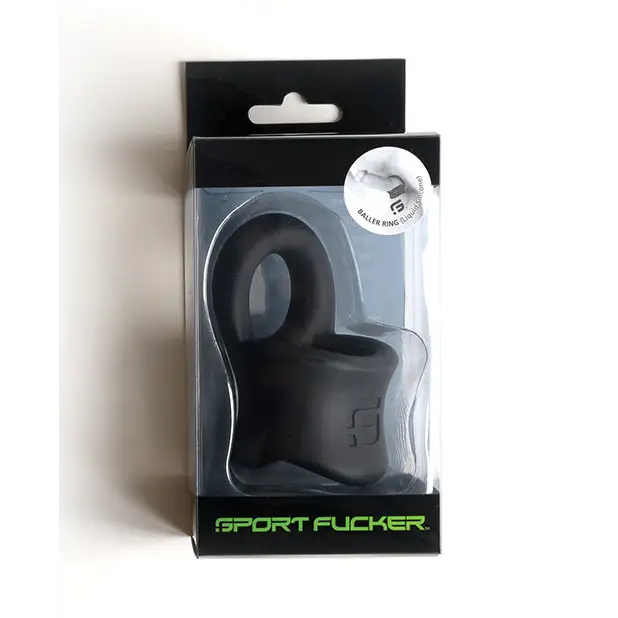 Sport Fucker Silicone Baller Ring - Black