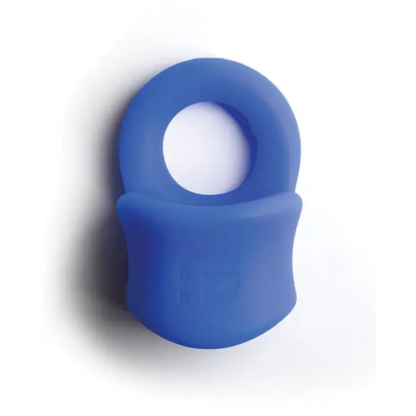 Sport Fucker Silicone Baller Ring - Blue