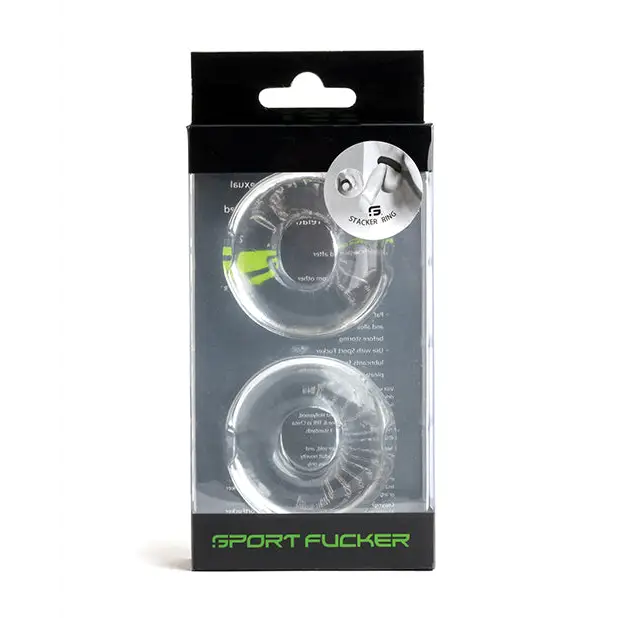 Sport Fucker Stacker Rings - Clear