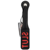 Sportsheets 12’’ Leather Slut Impression Paddle - Bondage Blindfolds & Restraints