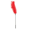 Sportsheets Body Tickler Ostrich Feather - Red - Bondage Blindfolds & Restraints
