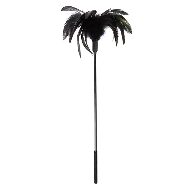 Sportsheets Body Tickler Starburst Feather - Black - Bondage Blindfolds & Restraints