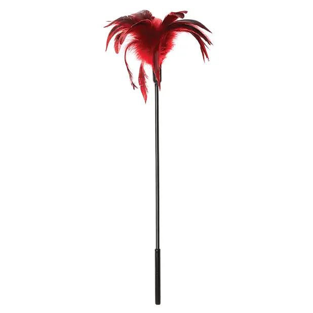 Sportsheets Body Tickler Starburst Feather - Red - Bondage Blindfolds & Restraints