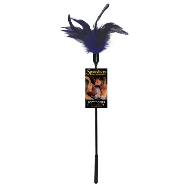Sportsheets Body Tickler Starburst Feather - Violet - Bondage Blindfolds & Restraints