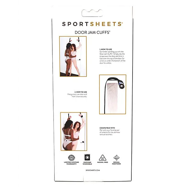 Sportsheets Door Jam Cuffs - Bondage Blindfolds & Restraints