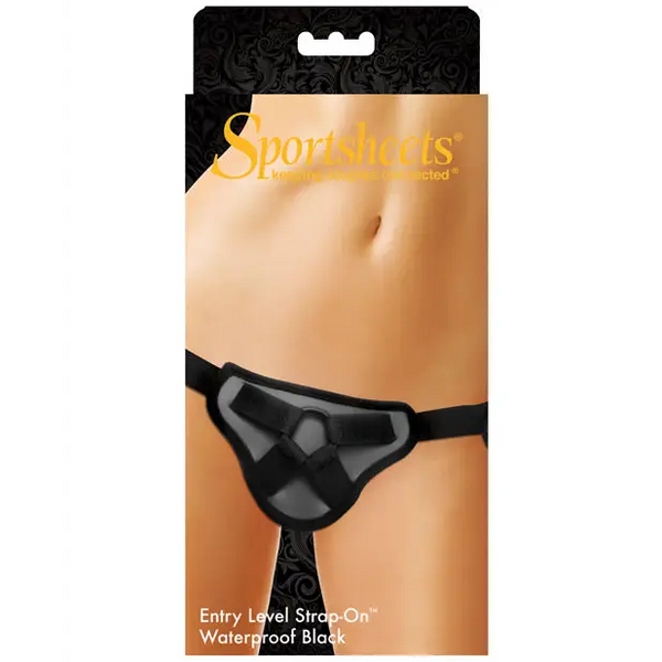 Sportsheets Entry Level Waterproof Strap On, Black