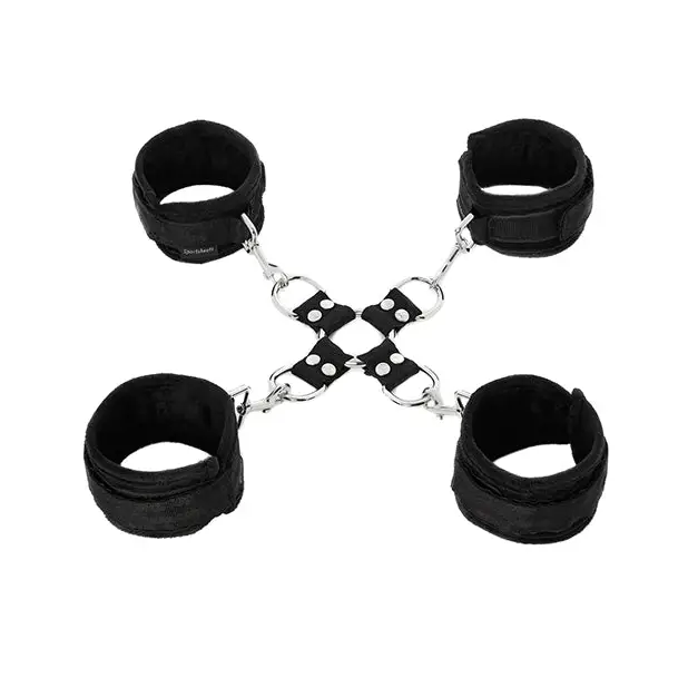 Sportsheets Five Piece Hog Tie & Cuff Set - Bondage Blindfolds & Restraints
