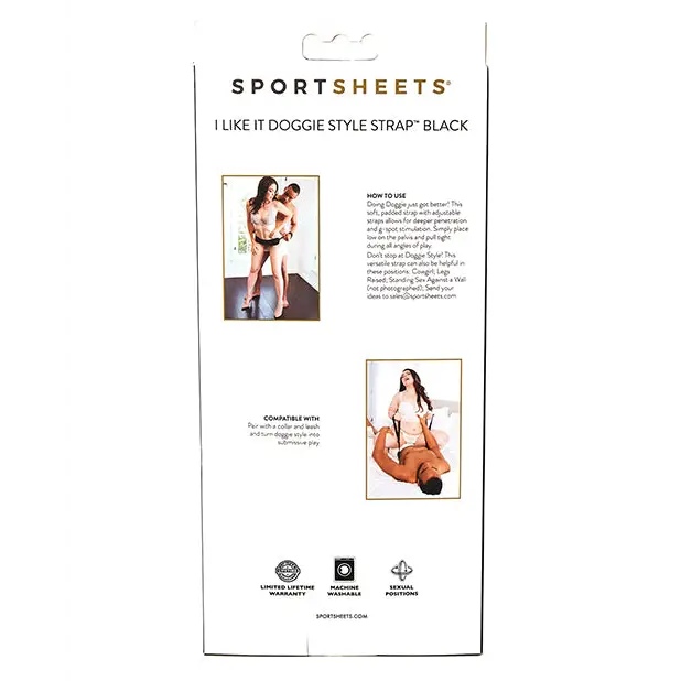 Sportsheets I Like It Doggie Style - Black - Position Aids & Swings
