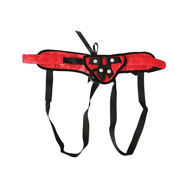 Sportsheets Lace Strap On Corsette, Red