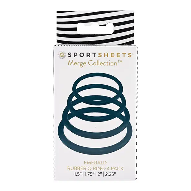 Sportsheets O Ring 4 Pack, Emerald