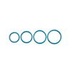 Sportsheets O Ring 4 Pack, Turquoise