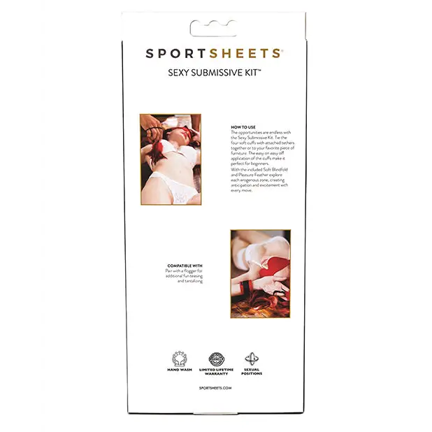 Sportsheets Sexy Slave Kit - Bondage Blindfolds & Restraints