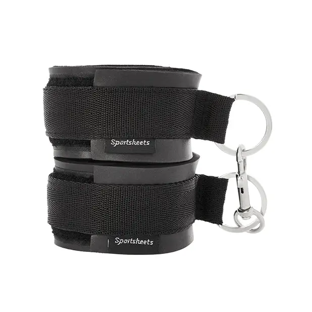 Sportsheets Sportscuffs - Black - Bondage Blindfolds & Restraints