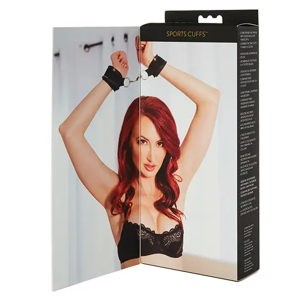 Sportsheets Sportscuffs - Black - Bondage Blindfolds & Restraints