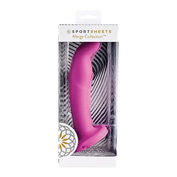 Sportsheets Tana 8" Silicone G Spot Dildo, Pink