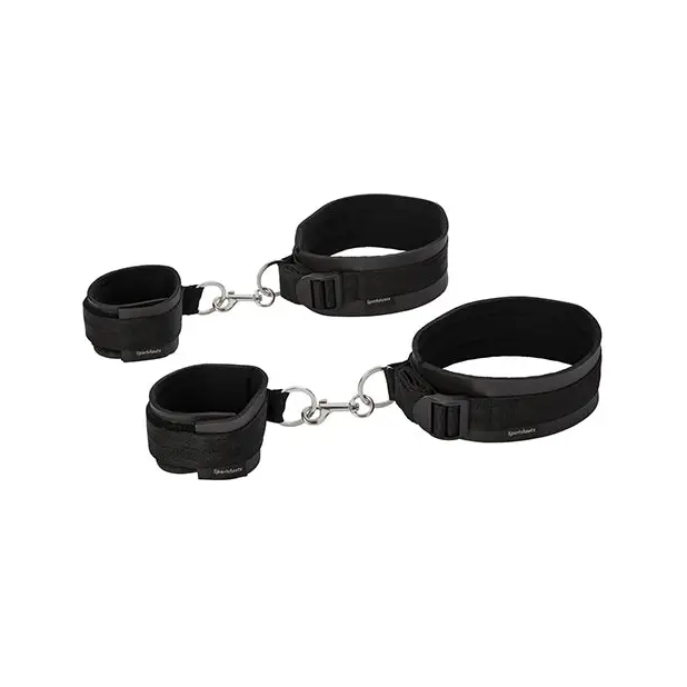 Sportsheets Thigh & Wrist Cuff Set - Bondage Blindfolds & Restraints