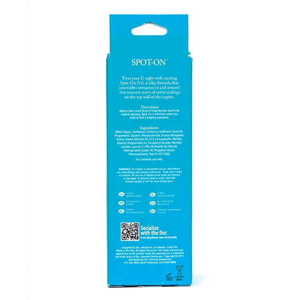 Spot On G-Spot Stimulating Gel for Women - 2 oz Tube - Sexual Enhancers