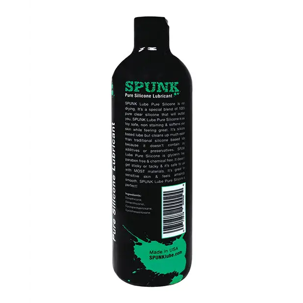 Spunk Pure Silicone Lube - 16 oz - Lubricants