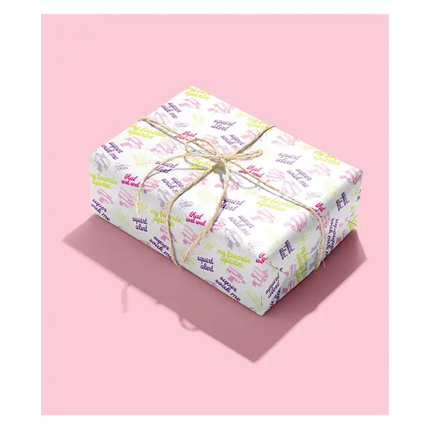 Squirt Alert Naughty Wrapping Paper