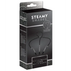 Steamy Shades Y-Style Deluxe Beaded Nipple Clamps, Black/Silver