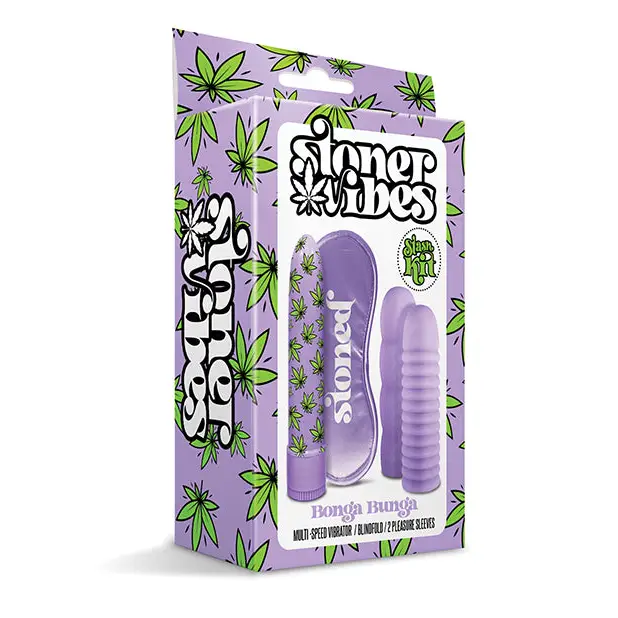 Stoner Vibes Bonga Bunga Stash Kit, Purple