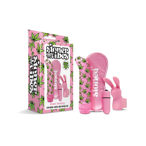 Stoner Vibes Budz Bunny Stash Kit, Pink