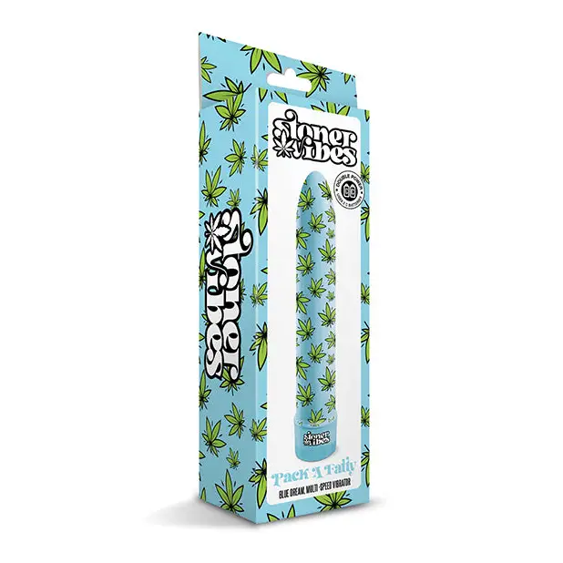 Stoner Vibes Pack A Fatty Multi Speed Vibrator, Blue Dream