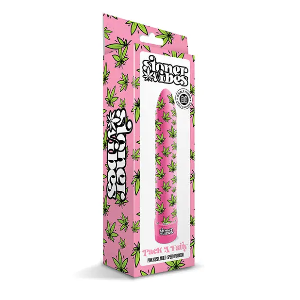Stoner Vibes Pack A Fatty Multi Speed Vibrator, Pink Kush