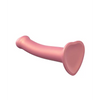 Strap On Me Flexible Dildo, Metallic Rose