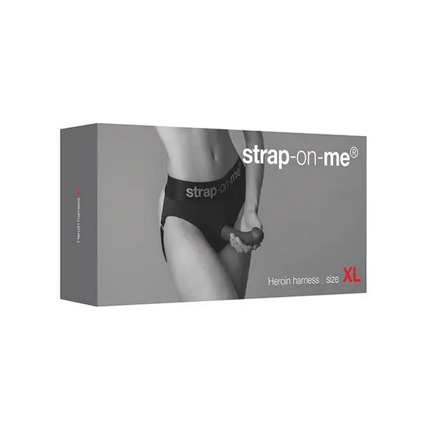Strap On Me Heroine Harness, Black XL
