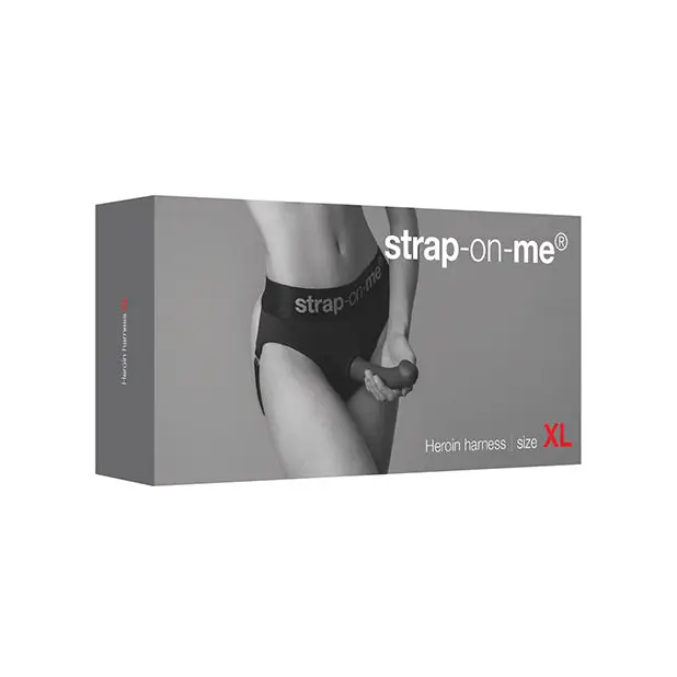 Strap On Me Heroine Harness, Black XL