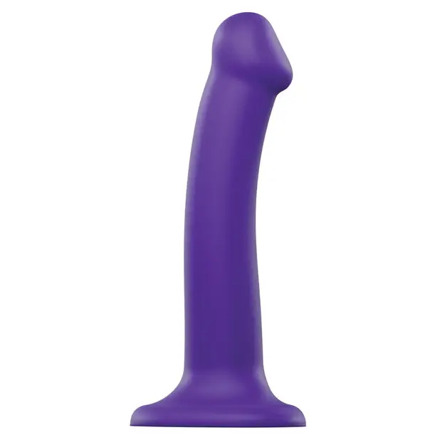 =Strap On Me Silicone Bendable Dildo Medium - Purple - Strap Ons