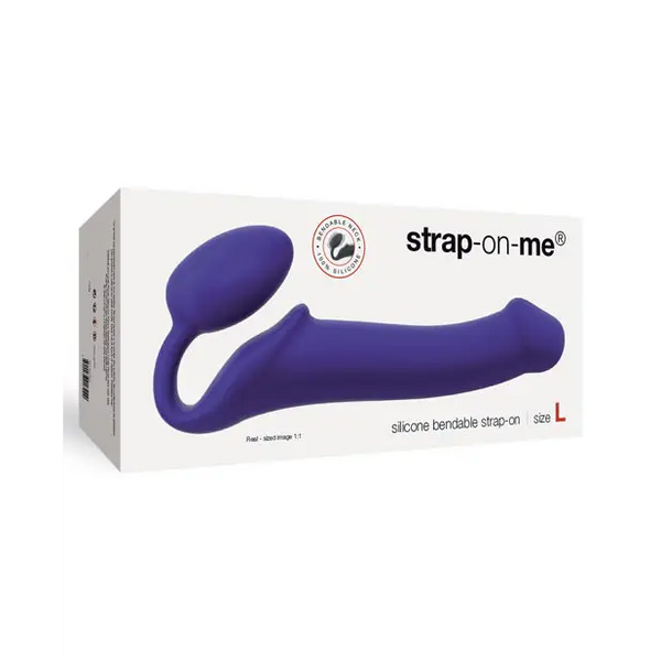 Strap On Me Silicone Bendable Strapless Strap On Large, Purple