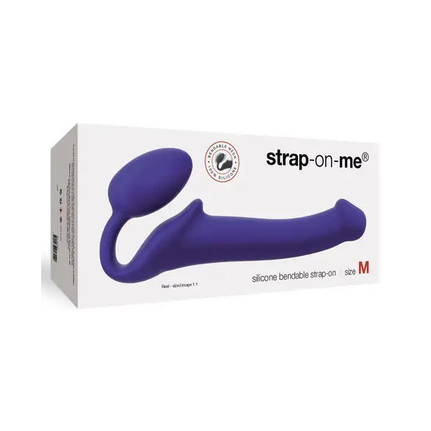 Strap On Me Silicone Bendable Strapless Strap On Medium, Purple