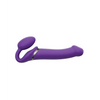 Strap on Me Vibrating Bendable Strapless Strap on Large, Purple