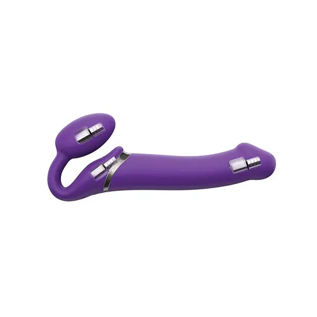 Strap on Me Vibrating Bendable Strapless Strap on Xlarge, Purple