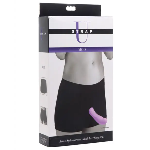 Strap U Mod Strap On Style Harness w/Built in O Ring, M/L