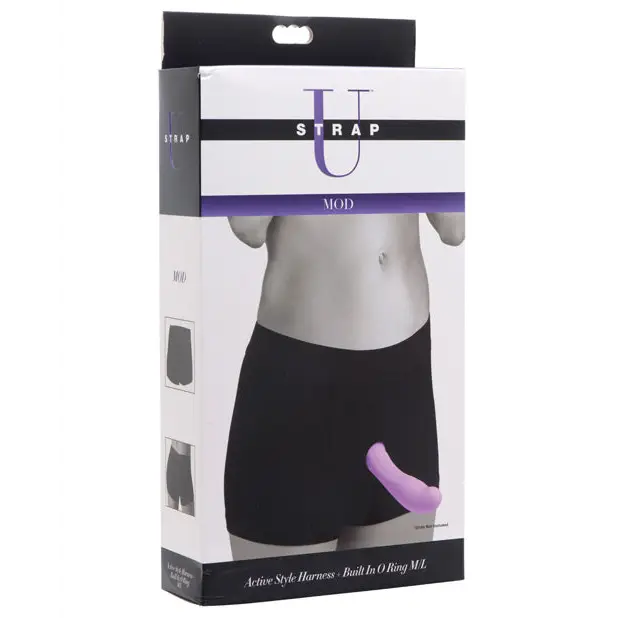 Strap U Mod Strap On Style Harness w/Built in O Ring, M/L