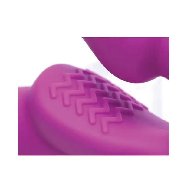 Strap U Vibrating Strapless Silicone Strap on Dildo