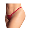 Stretch Babydoll w/Lace & G-String Red 2X/3X - Lingerie - Plus/Queen - Packaged