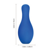 Striker the Bowling Pin Vibrator - Blue