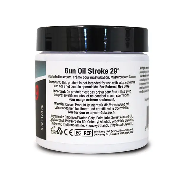 Stroke 29 Masturbation Cream, 6.7 oz Jar