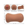 Stroke It Dual Entry Pussy & Ass, Brown