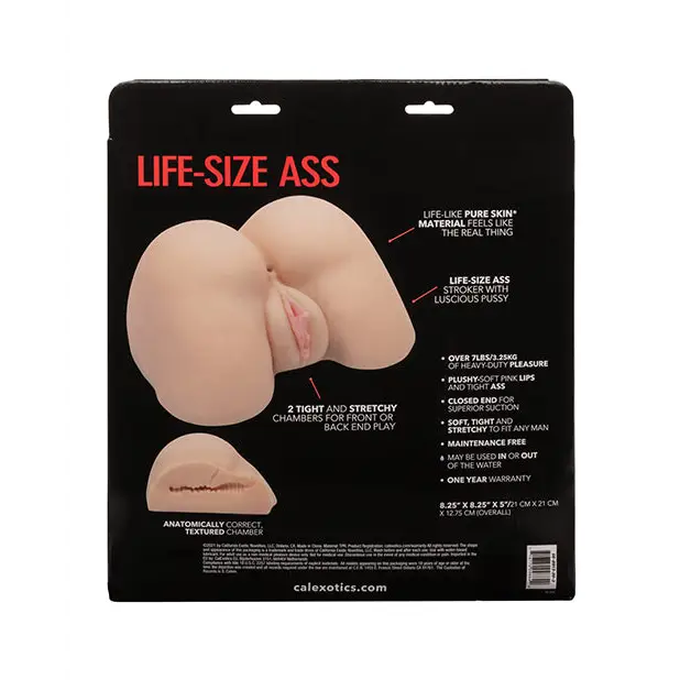 Stroke It Life Size Ass, Ivory