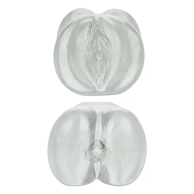 Stroke It Tight Pussy & Ass Masturbator - Clear - Dolls & Masturbators