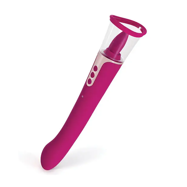 Succion Sucking G-Spot Vibrator - 3 Function Purple